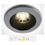 ONE Light, 10105V/G, Grey GU10 Recessed 50W IP65