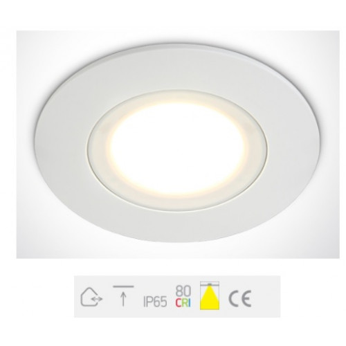 ONE Light, 10106P/W/C, White LED 6W CW IP65 230V