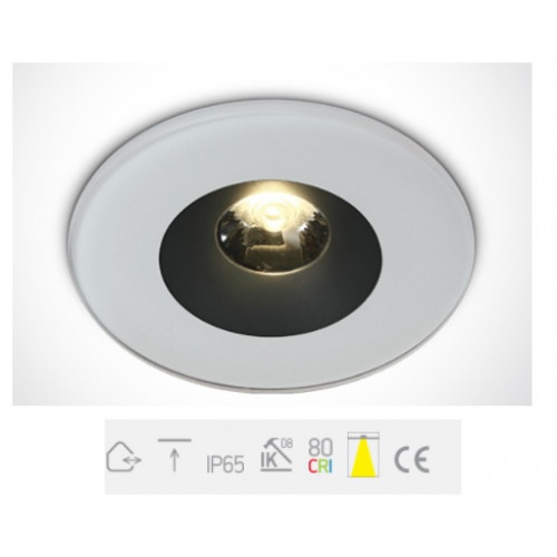 ONE Light, 10106V/W/W, White LED 6W WW 25deg IP65 100-240V