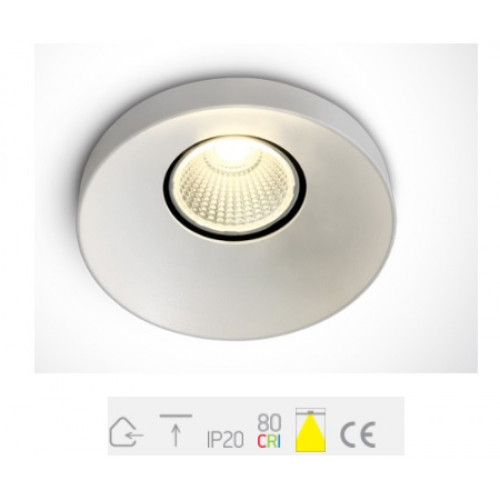 ONE Light, 10108R/W/W, White LED 8W WW 60deg IP20 230V