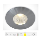 ONE Light, 10112P/AL/W, Aluminium COB LED 12w WW 700mA 40deg IP64