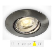 ONE Light, 11103A/MC, Brushed Chrome 35W Recessed Adjustable MR11 Spot