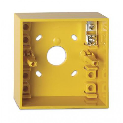 UTC, DMN787Y, Surface Mounting Box with Earth Connector (Yellow)