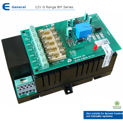 G13805BMU-4, 12V Switch Mode PSU (13.8V) 5Amp to load + 0.5A battery charging