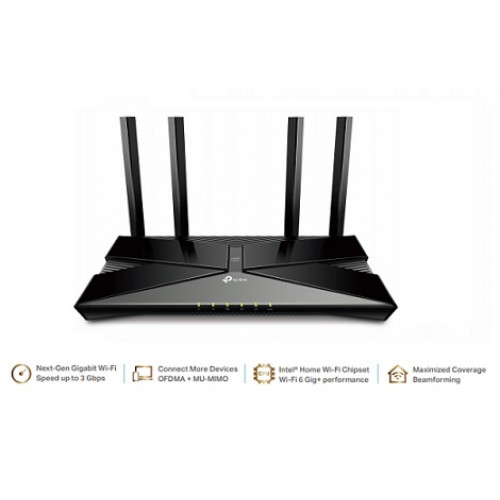 TP-Link (Archer), AX50, AX3000 Dual Band Next-Gen Gigabit Wi-Fi 6 Router