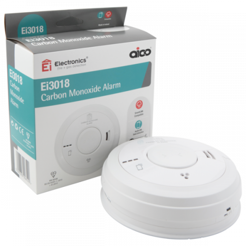 EI3018, Carbon Monoxide Alarm with Audio/Smart Link & 10yr+ Lithium cells