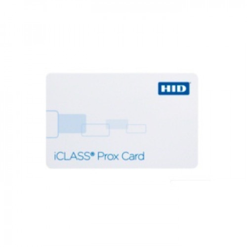 HID-2021, HID Prox / iClass 16k Combination Card - White, ISO Type