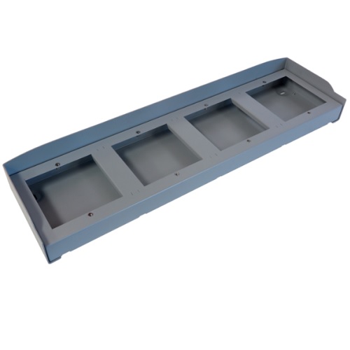 CAME, MTMSP1M4, Wall Fitting Box W/ Rain Ledge for Quadruple 1 Module