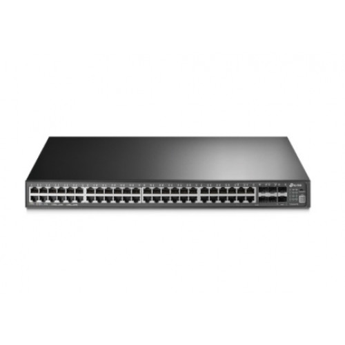 TP-Link, T3700G-52TQ, JetStream 52-Port Gig Stackable L3 Managed Switch