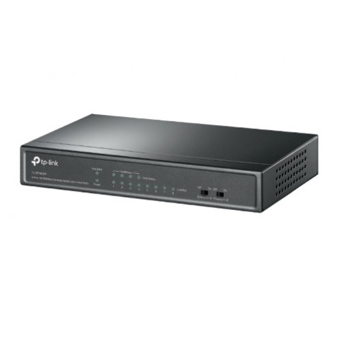 TP-Link, TL-SF1008P, 8 port 10/100M Desktop Switch with 4-Port PoE+