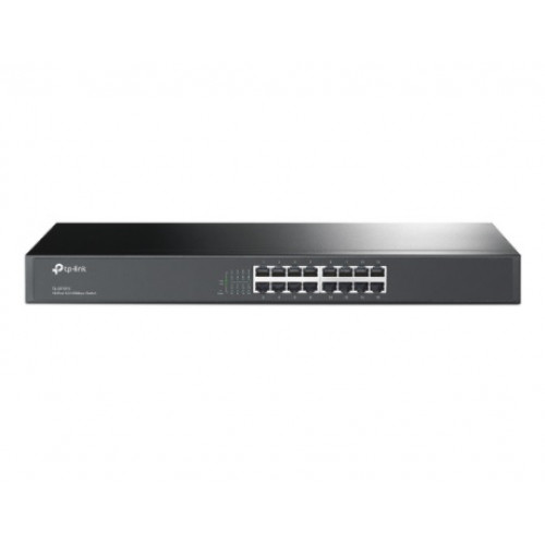 TP-Link, TL-SF1016, 16 P 10/100M Switch, 19 inch Rack-Mount