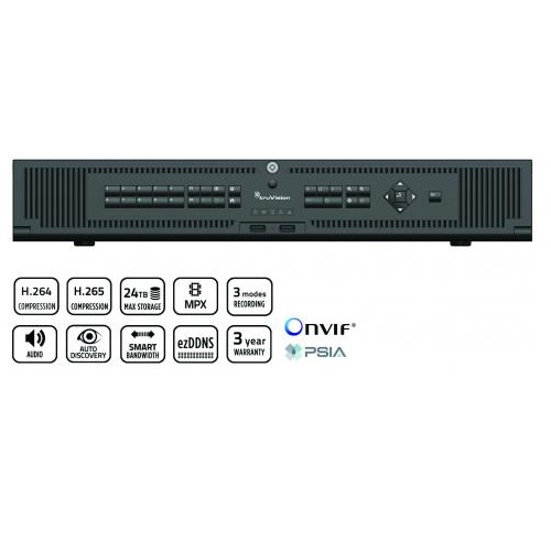 TruVision NVR 22P (TVN-2216P-16T) 16 IP Channel Recorder - 16TB