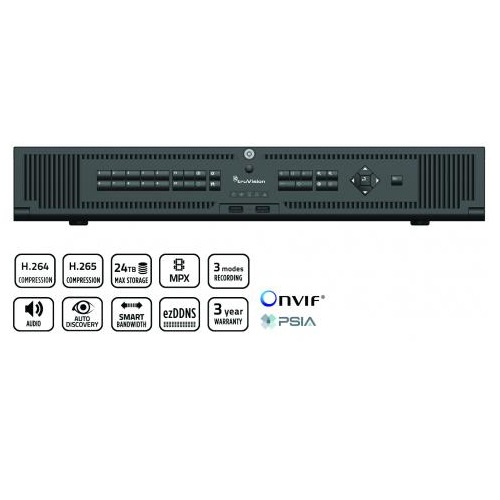 TruVision NVR 22P (TVN-2216P-24T) 16 IP Channel Recorder - 24TB