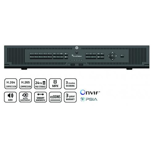 TruVision NVR 22P (TVN-2216P-42T) 16 IP Channel Recorder - 42TB