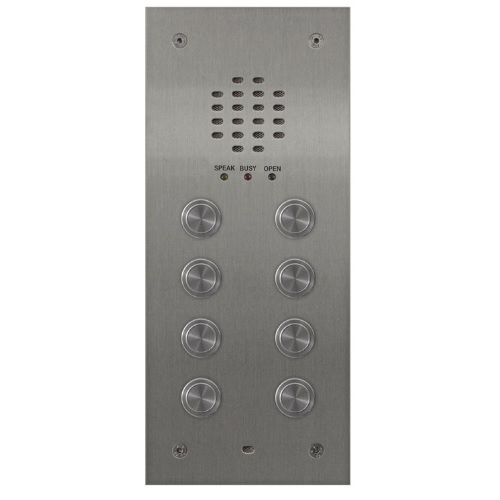 Videx, VR120/138-8, 8 Button Flush 2200 Audio VR Panel with 138 amp